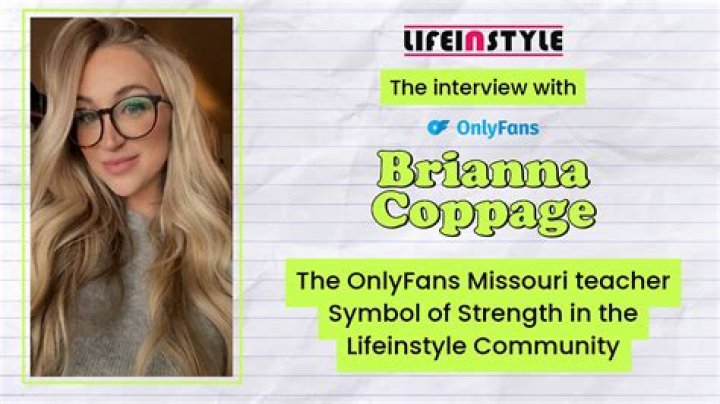 Missouri teacher, Brianna Coppage, on leave after boss finds her OnlyFans account