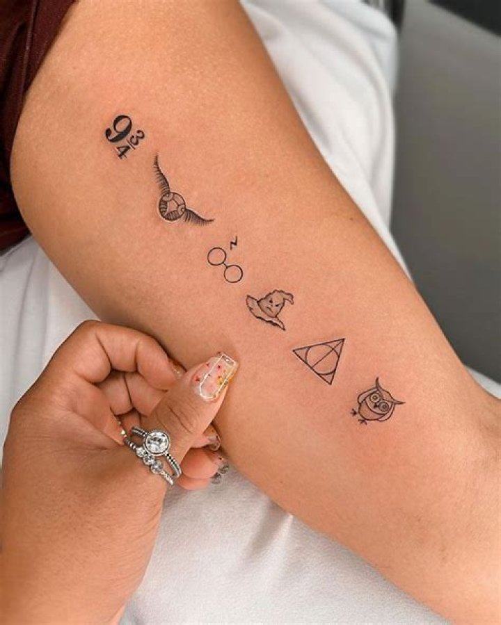 Unveil The Enchanting World Of Elegant Minimalist Harry Potter Tattoos